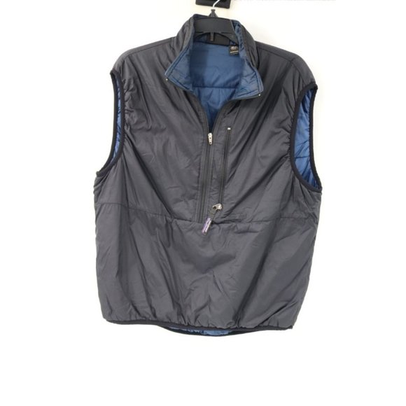 patagonia vest Men's medium Retro hipster puffball vest black nylon puffer - Picture 1 of 16